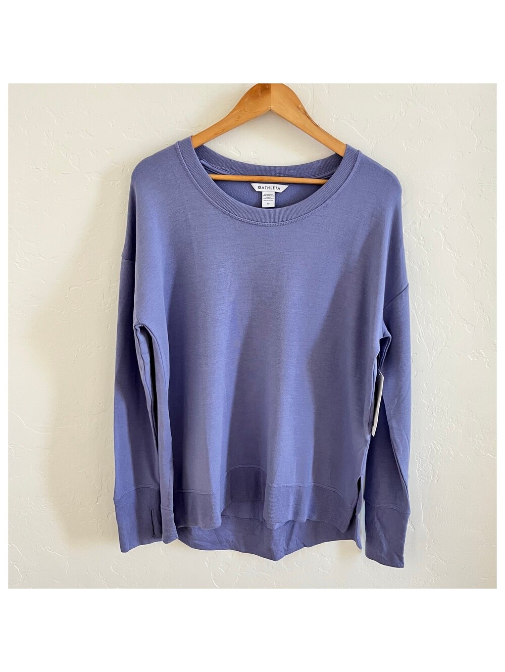Athleta Coaster Luxe Recover Sweatshirt Women's Size Small P Purple - Picture 3 of 8